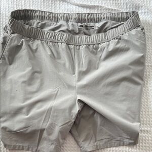 The North Face Light Gray Men's Shorts